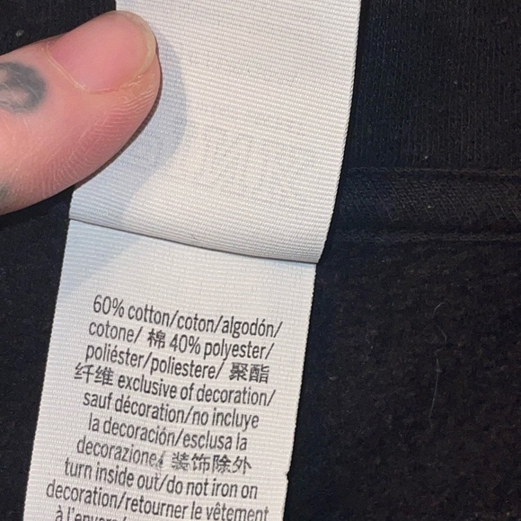 PINK Cropped Cowl Neck Oversize Sweatshirt - Picture 7 of 9